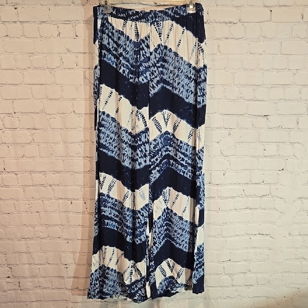 Ashro Blue And White Beach Pants Size L